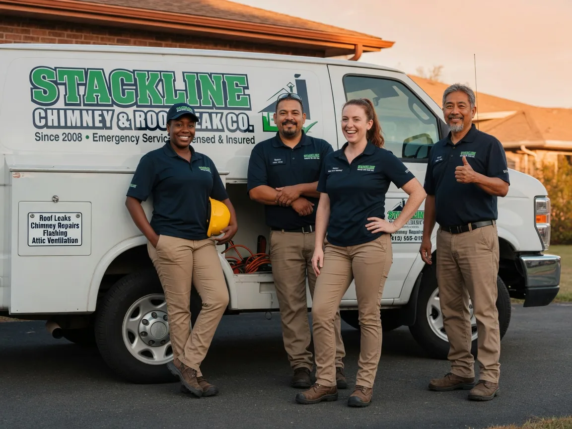 Chimney flashing repair company in Reed City, MI